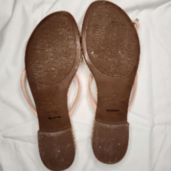 KATE SPADE Pink Bow Thong Sandals shoes - Picture 6 of 9